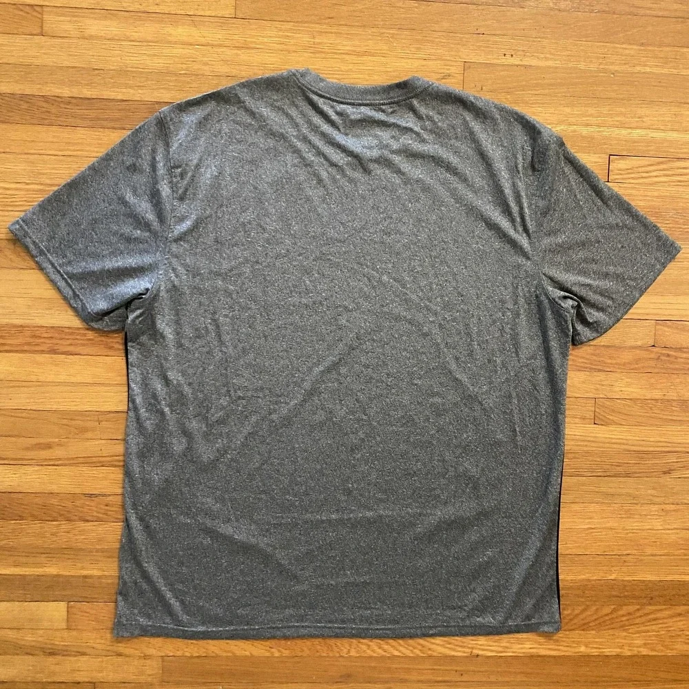 Sacramento Kings Shirt Mens 2XL Gray NBA Basketball Performance Training Tee - Picture 6 of 7